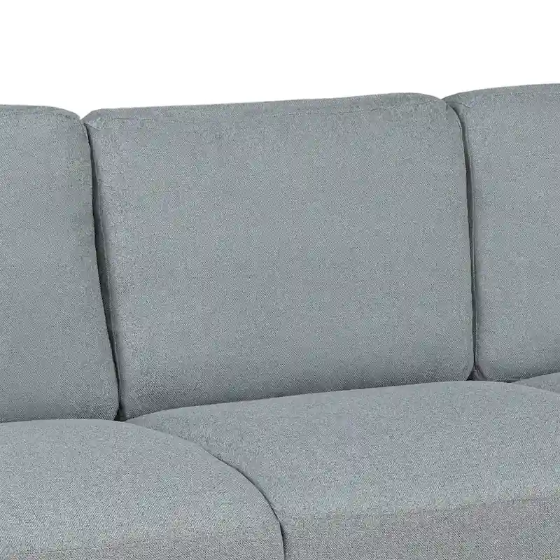 3-Seat Linen Fabric Sofa
