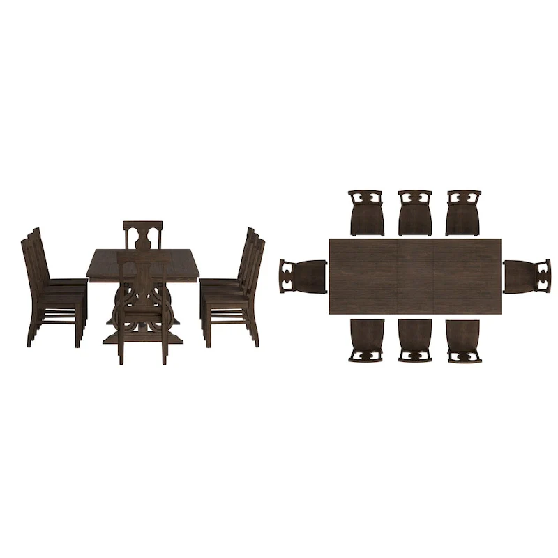 Vikos Wood Extendable Dining Set