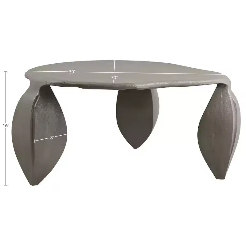 Meridian Furniture Pueblo Aluminum Coffee Table
