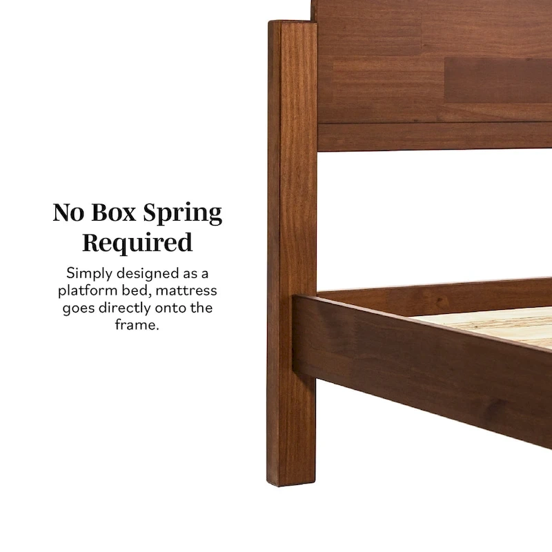 Middlebrook Designs Arched Headboard Solid Pine King Bed