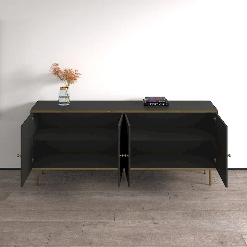 Matte 4-Door Sideboard 72