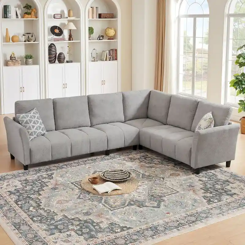 102.56 Wide Reversible Sectional Sofa with Corner Lounge Seat