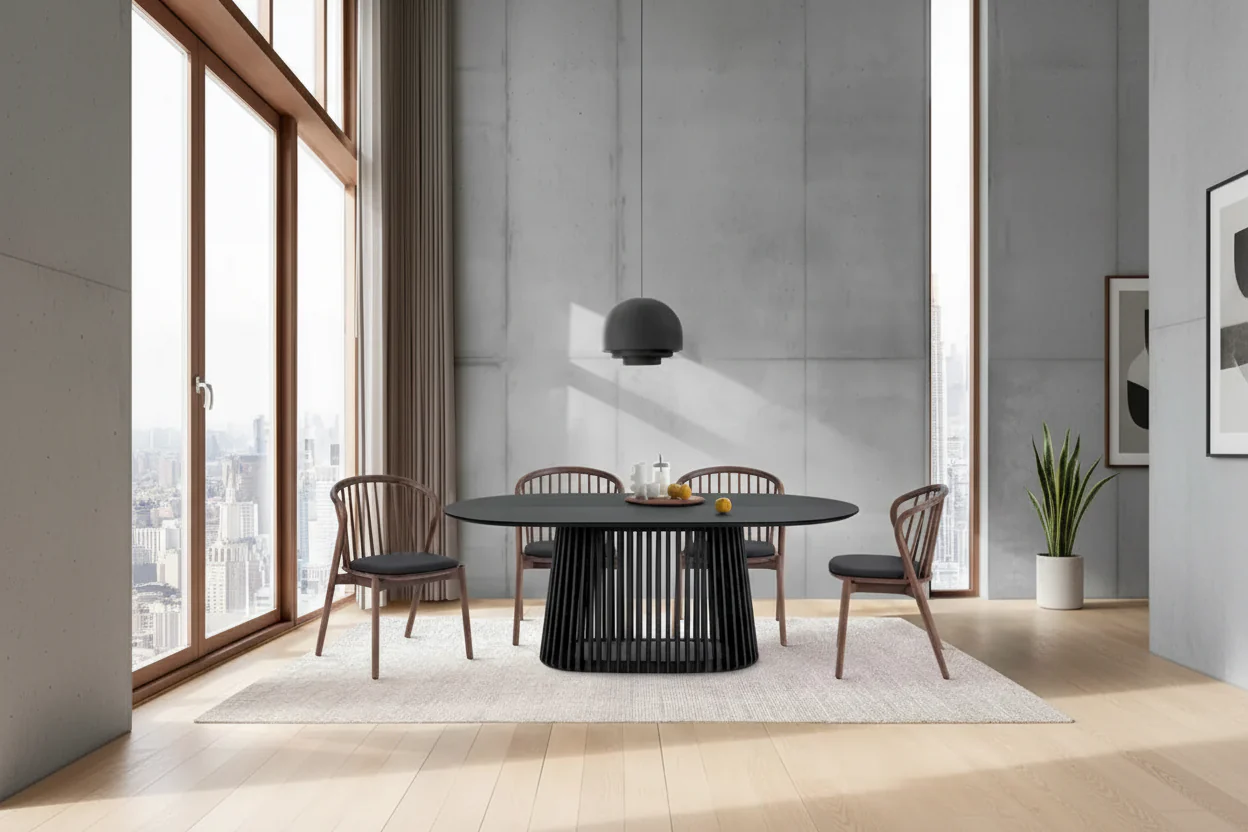 5 Piece Oval Dining Set