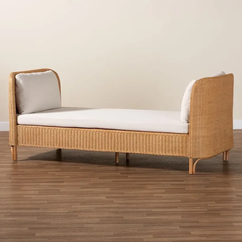 Diva Bohemian Light Honey Rattan Daybed