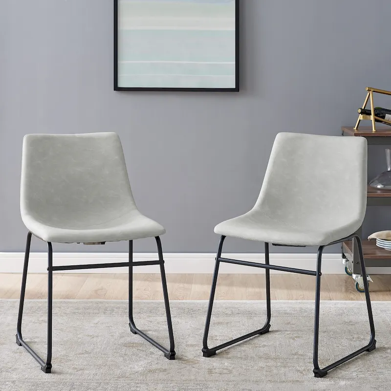 Faux Leather Dining Chair (Set of 2)