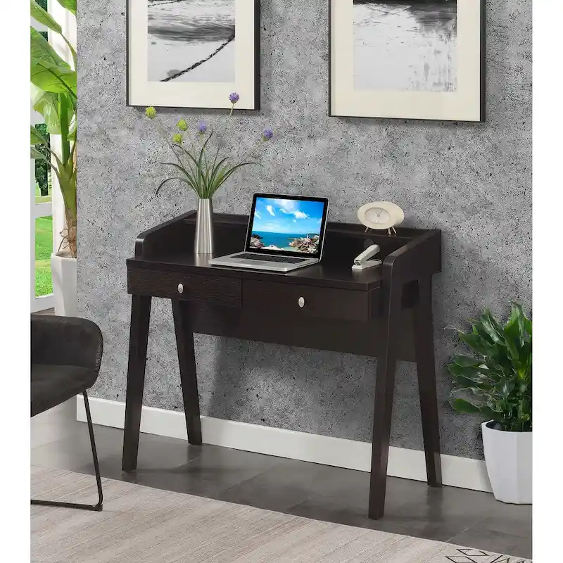 Deluxe 2 Drawer Desk with Shelf