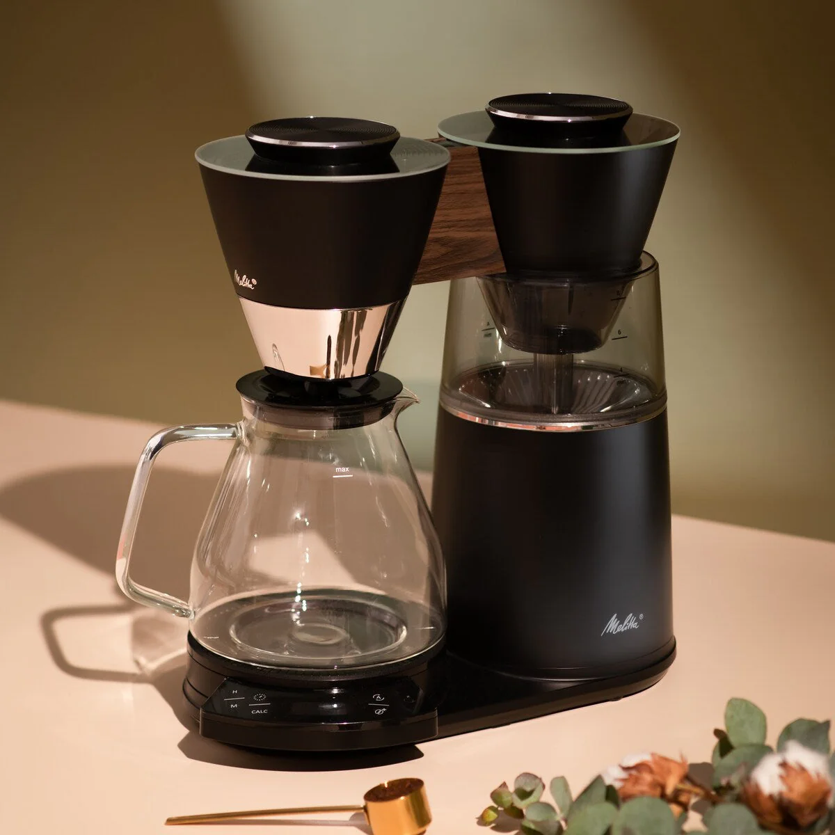 Vision 12-Cup Luxe Drip Coffee Maker with Revolving Dashboard