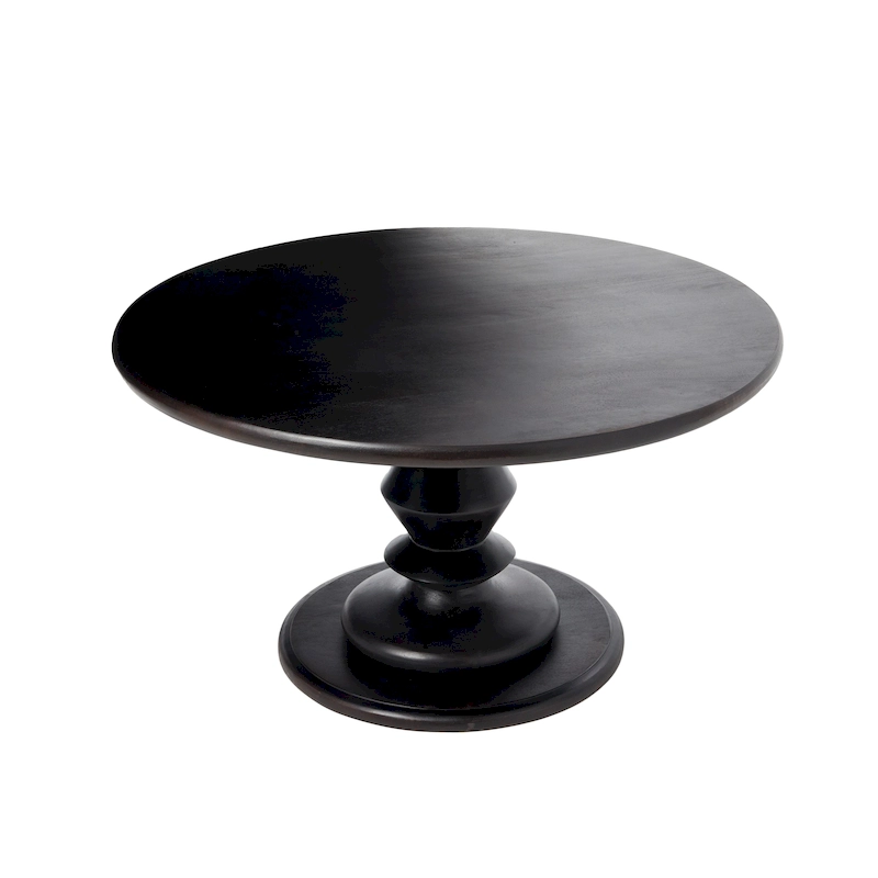 Berns Solid Wood Pedestal Coffee Table