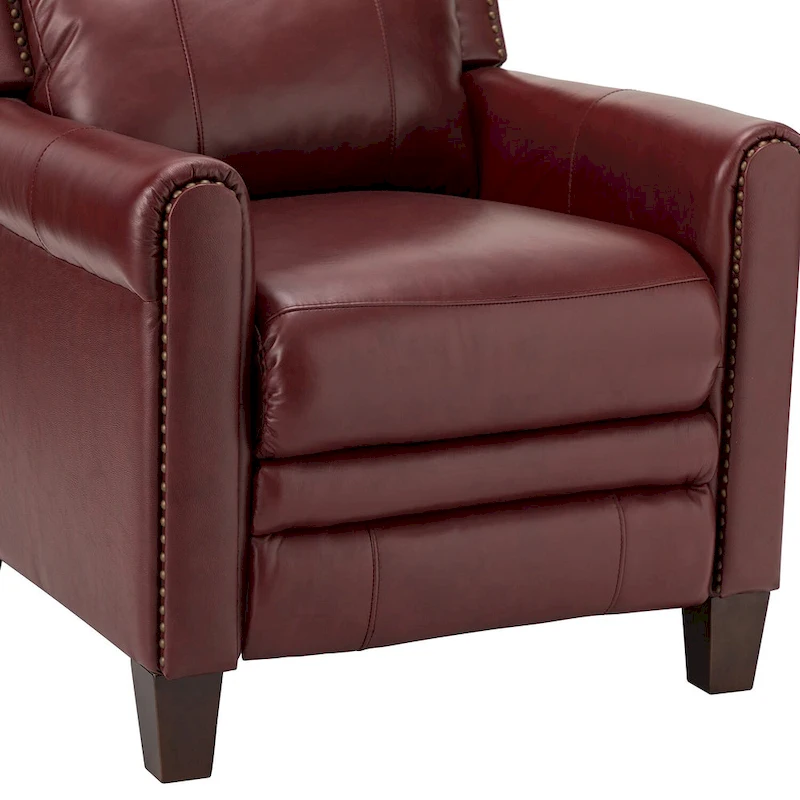 Felisa 32.48  Wide Genuine Leather Manual Recline Set of 2