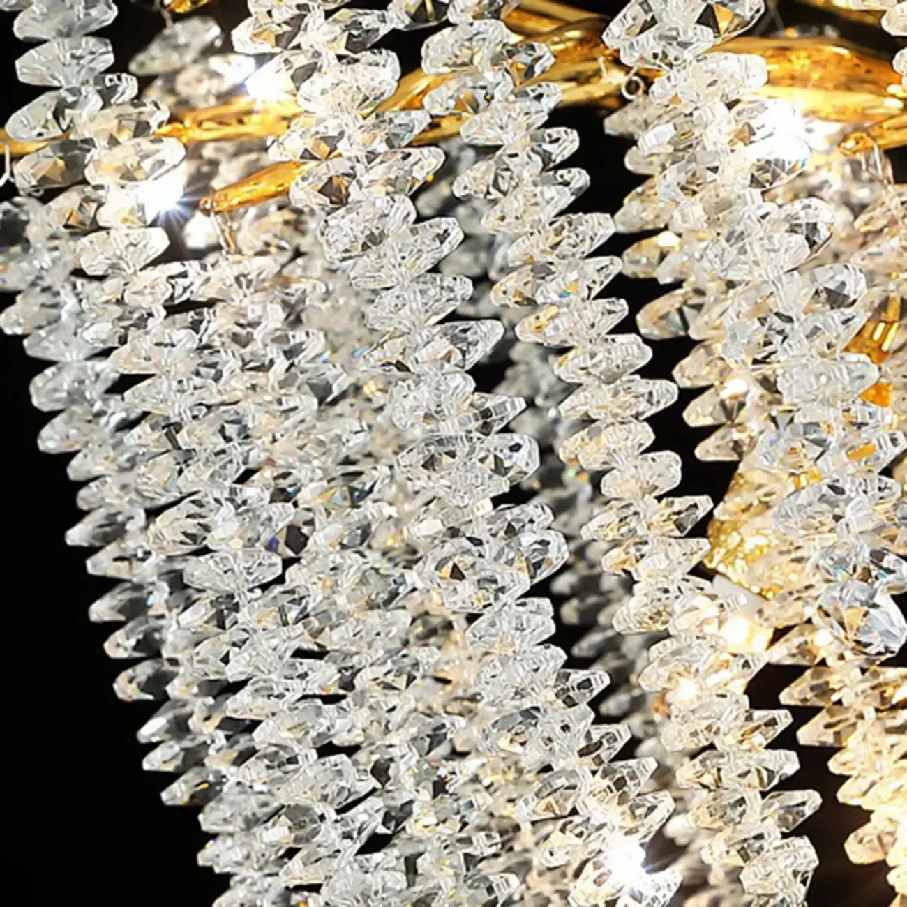 Luxury Crystal Branch Gold Metal Wall Sconce