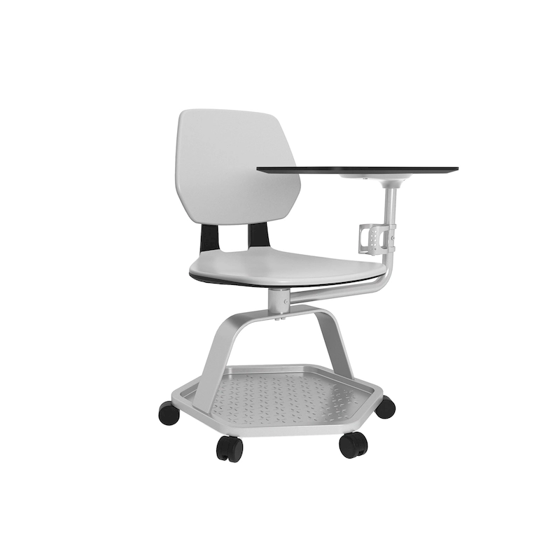 Commute Classroom Chair, Mobile Tablet Arm Student Desk
