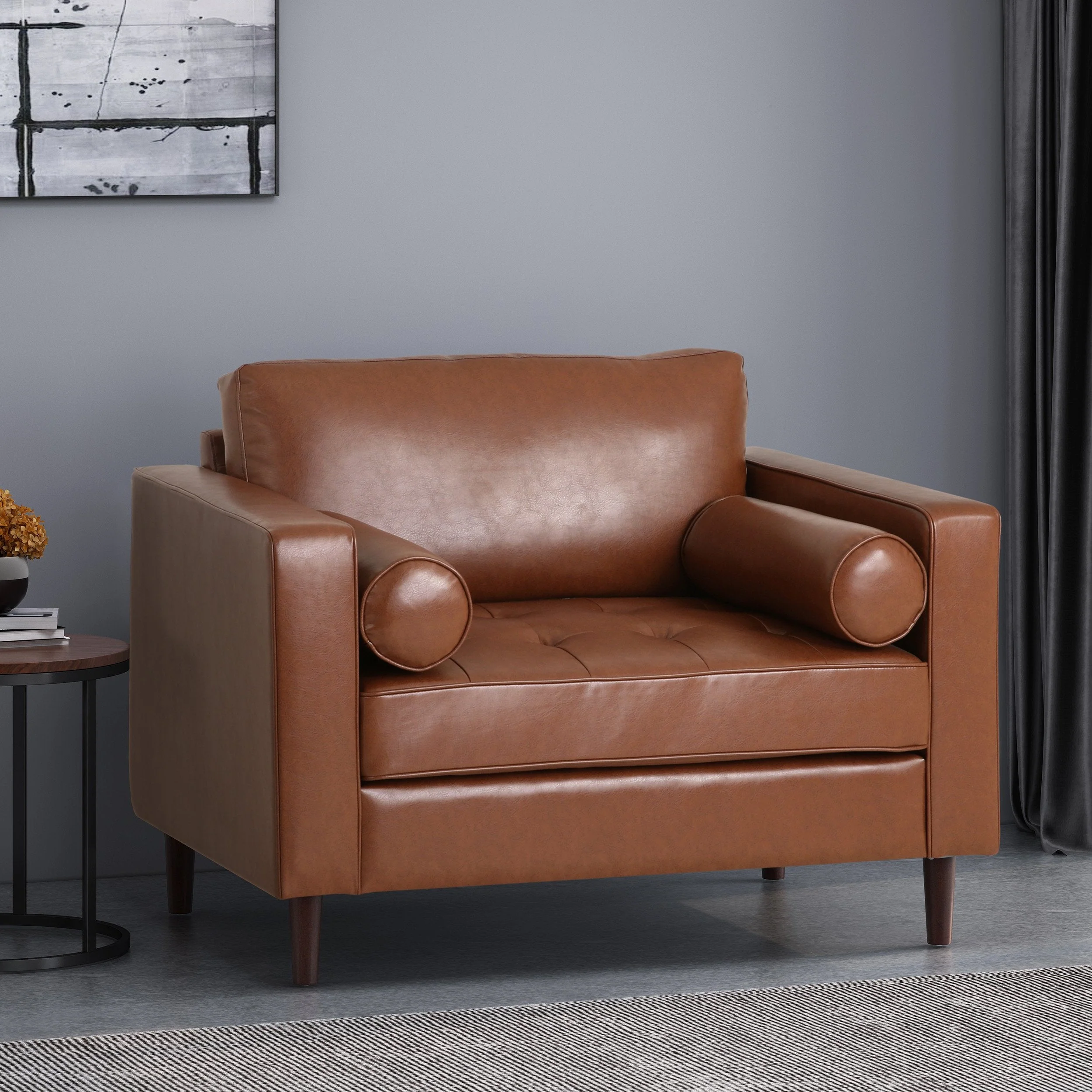 Contemporary Tufted Club Chair - NH485413