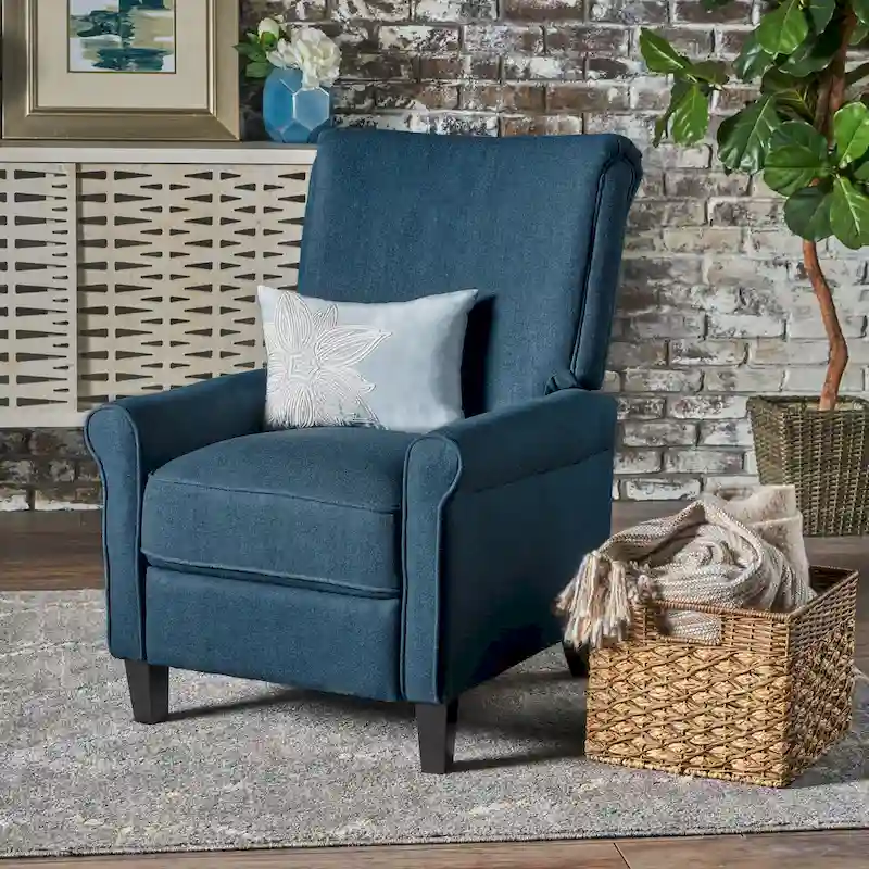 Traditional Fabric Recliner