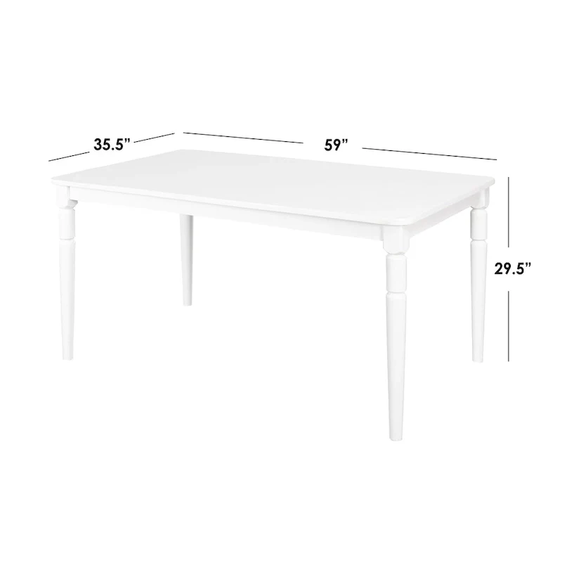 6-piece Dining Set with Dining Bench