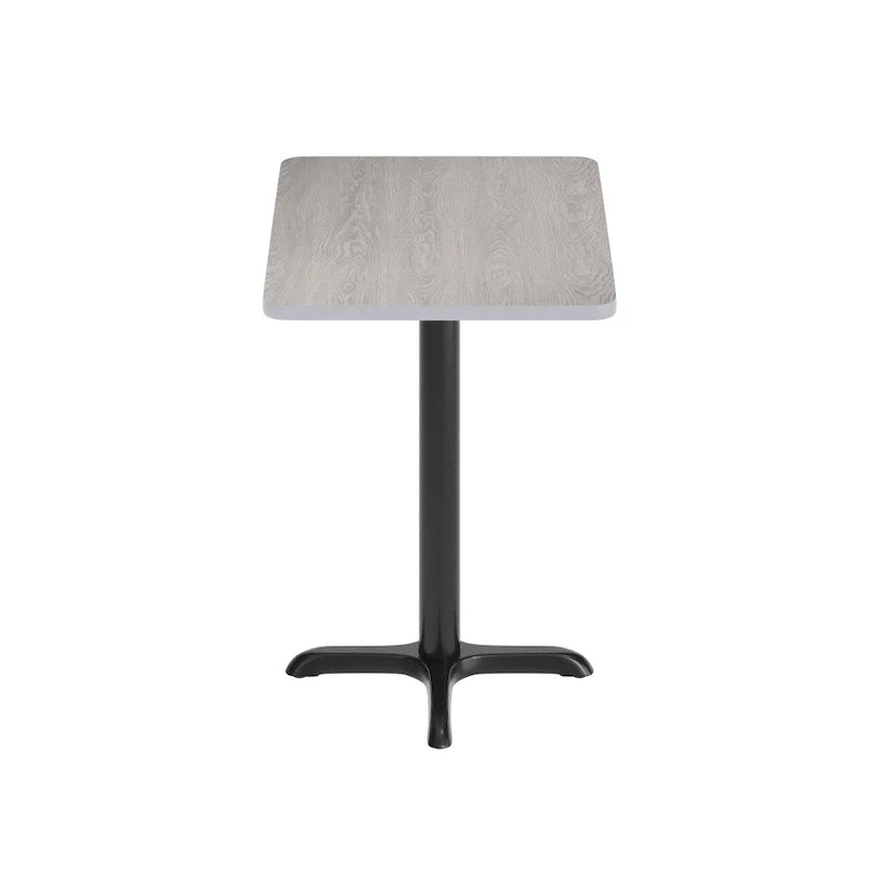 24 x 30 Rectangular Laminate Table Top with 22 x 22 Table Height Base - 24W x 30D x 31.125H