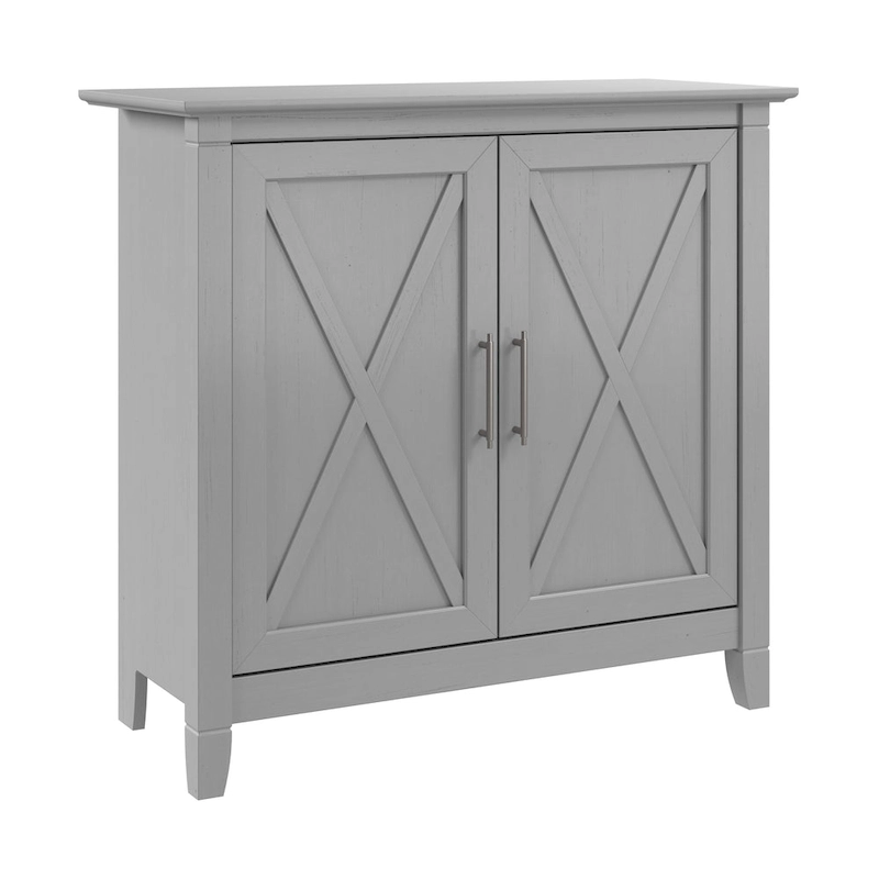 Key West Small Storage Cabinet with Doors by Bush Furniture
