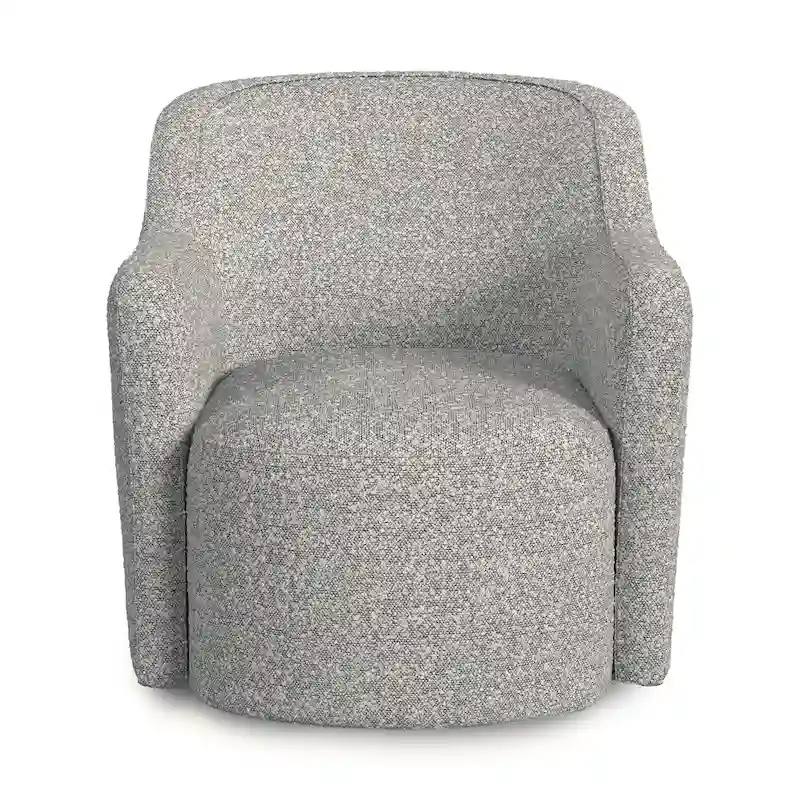 HomePop Upholstered Swivel Accent Chair