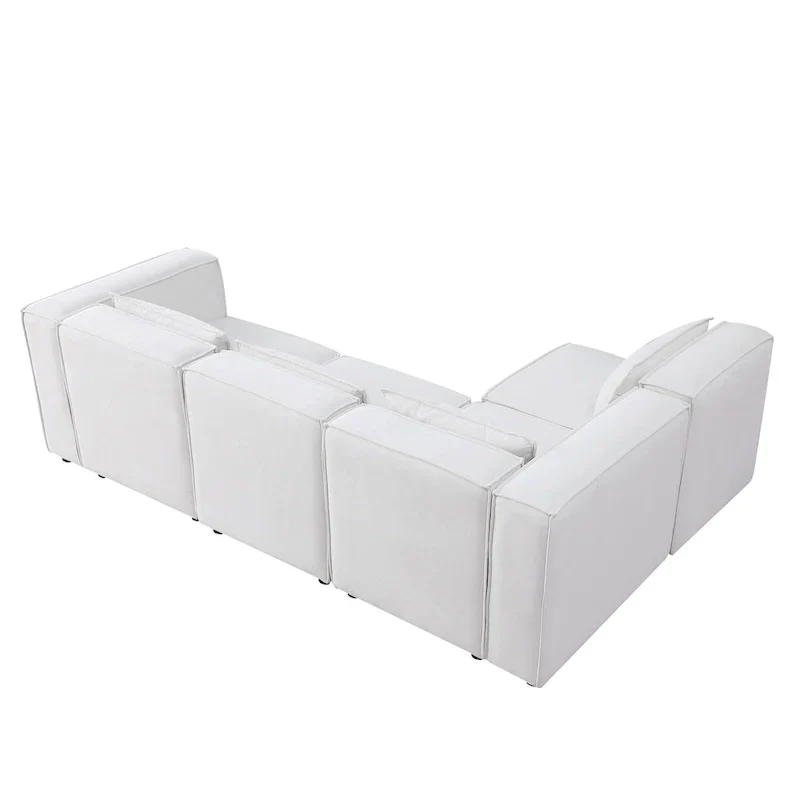 Free Combination Chenille Upholstered Modular Sectional Sofa