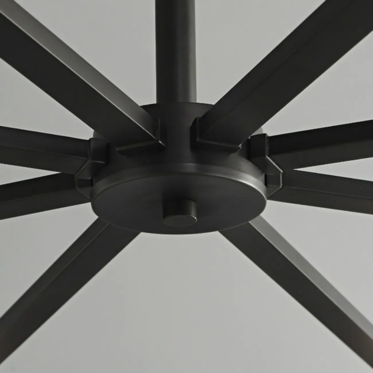 Geometric Adjustable Black Metal Clear Glass Chandelier