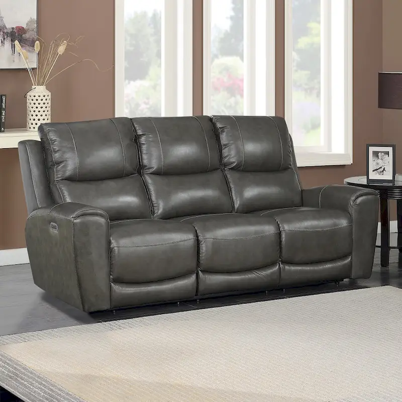 Steve Silver Fyti Top Grain Leather Power Reclining 3-piece Set