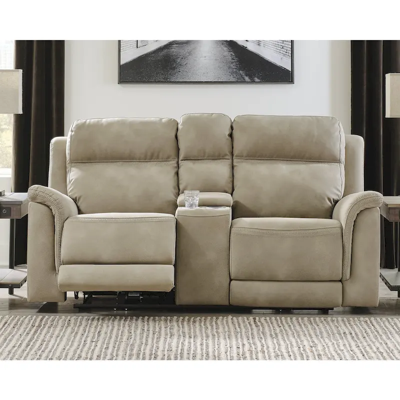 Signature Design by Ashley Next-Gen DuraPella Power Reclining Loveseat with Console