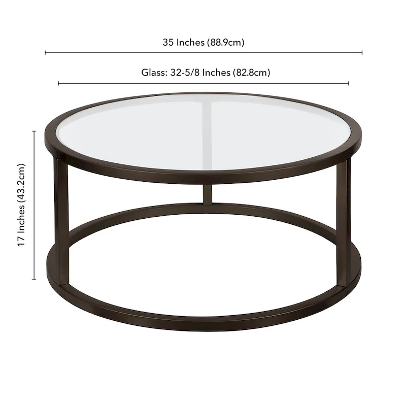 Round Metal Coffee Table