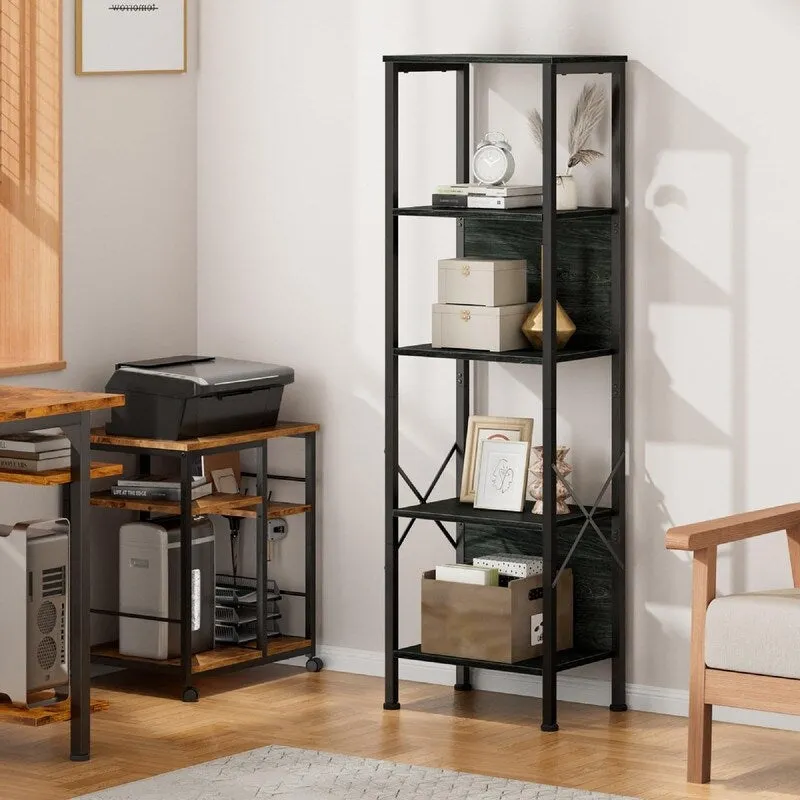 5 Tier Tall Bookshelf - 14.9