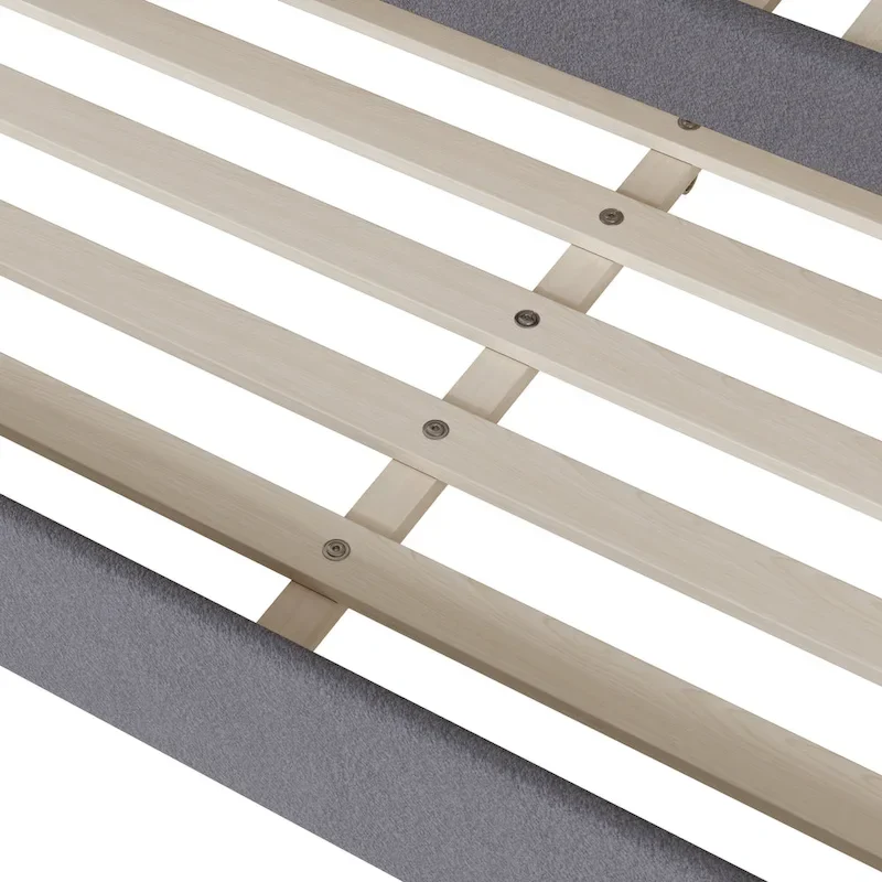 Full Teddy Fleece Daybed with Trundle and LED Lights