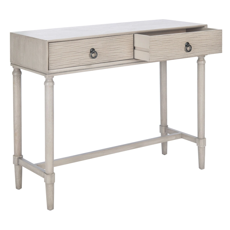 SAFAVIEH Barbra 2-Drawer Console Table - 35.5 W x 13 L x 29.5 H - 36Wx13Dx30H