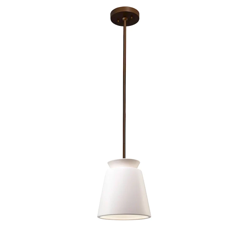 Justice Design Group Small Trapezoid Pendant - Rigid Stem
