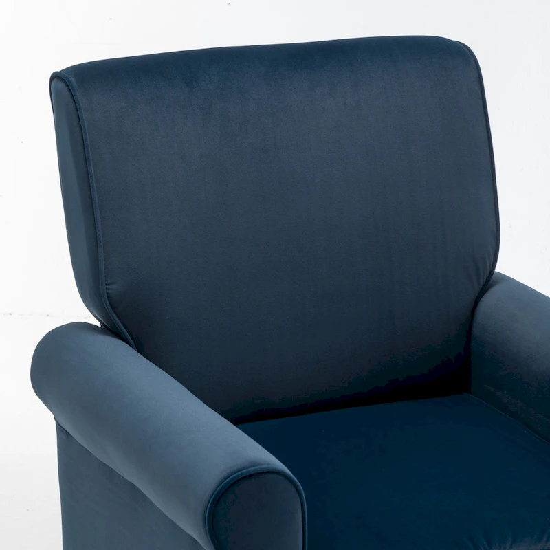 Traditional Rolled Arm Living Room Armchair