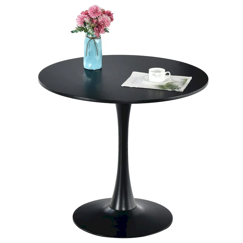 31.5Modern Round Dining Table End Table Leisure Coffee Table - N/A