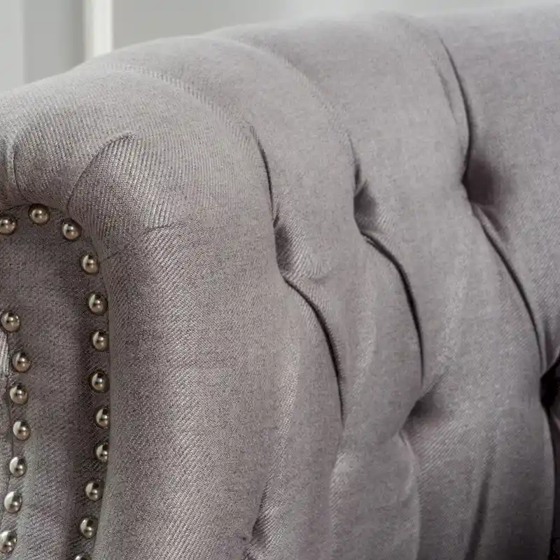 Akira Tufted Fabric Club Chair by Christopher Knight Home