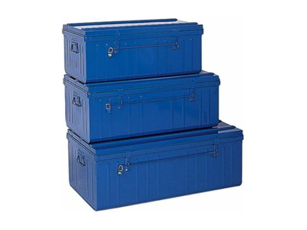 Grandes Malles Acier - Bleu