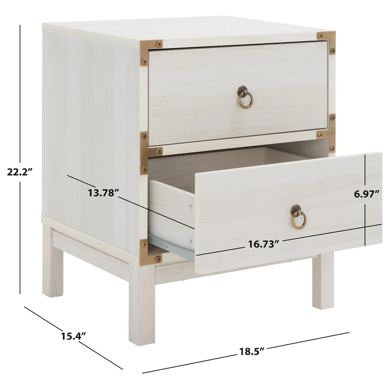 2-Drawer Nightstand
