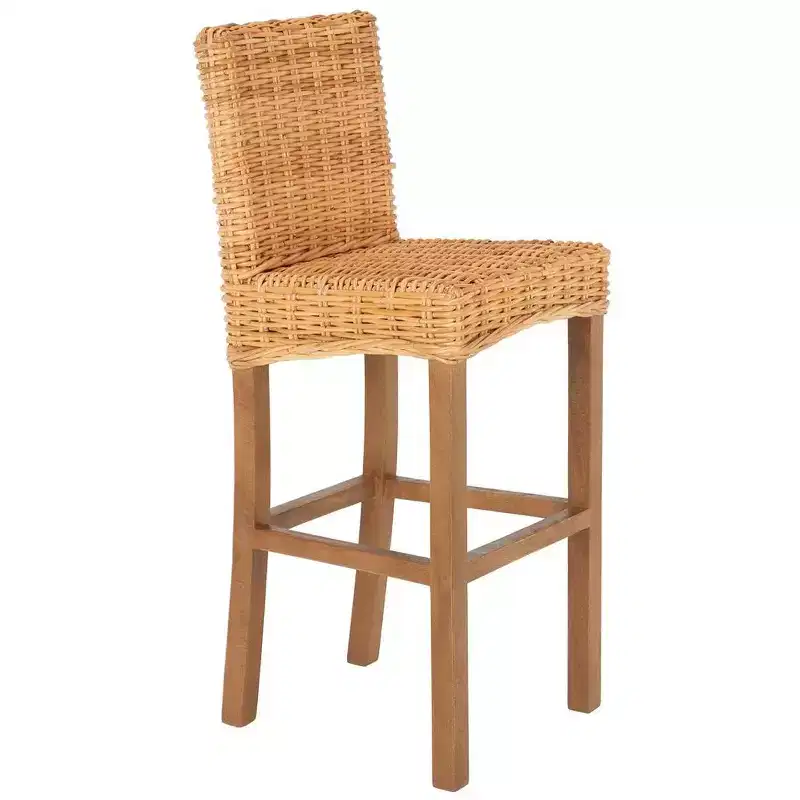 Tobie Rattan Bar Stool