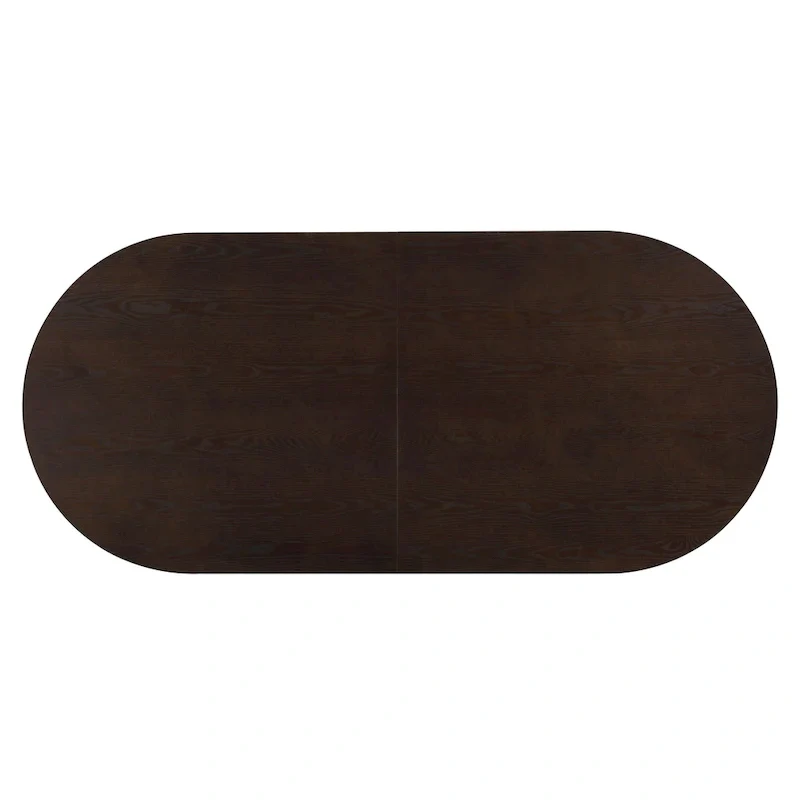Modern Style Oval Wood Dining Table