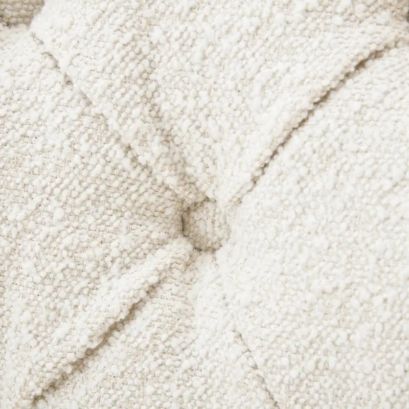 Almond Boucle Nailhead Club Chair by Christopher Knight Home