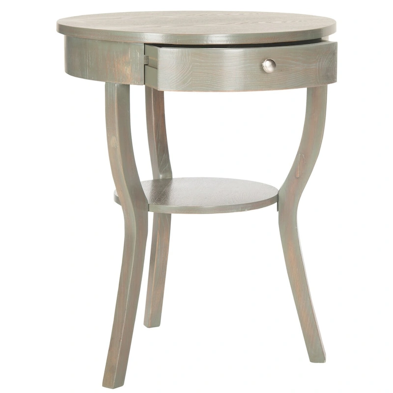 SAFAVIEH Mercedes End Table - 22 x 22 x 30.3 - 22Wx22Dx30H