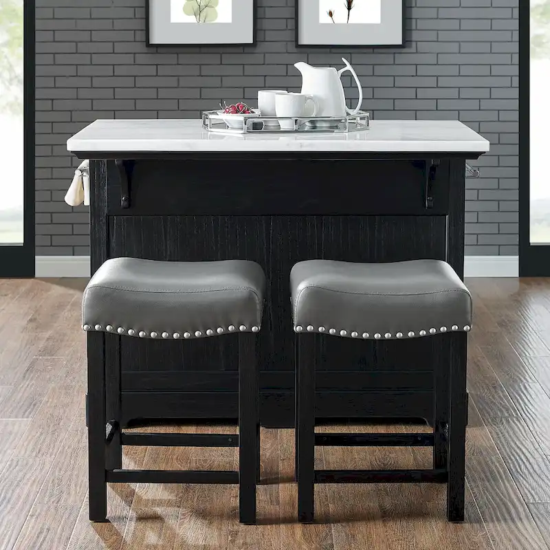 Steve Silver Ariana Kitchen Island 3-Piece Set