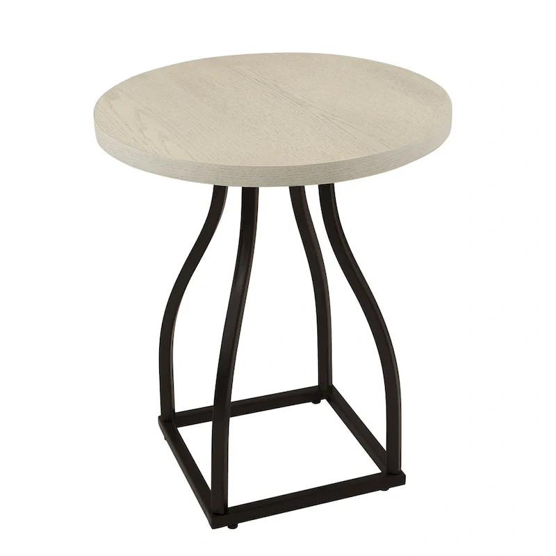 HomePop Lindsay Metal Base Accent Table