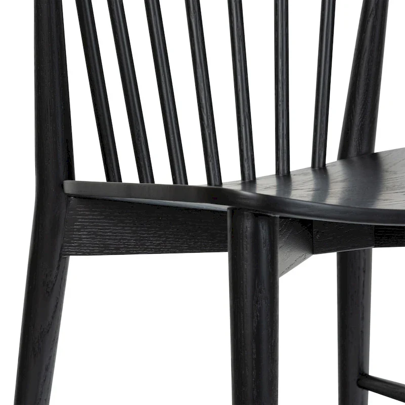 Poly & Bark Ligna Dining Chair - Spindled Bark with Solid Wood Frame