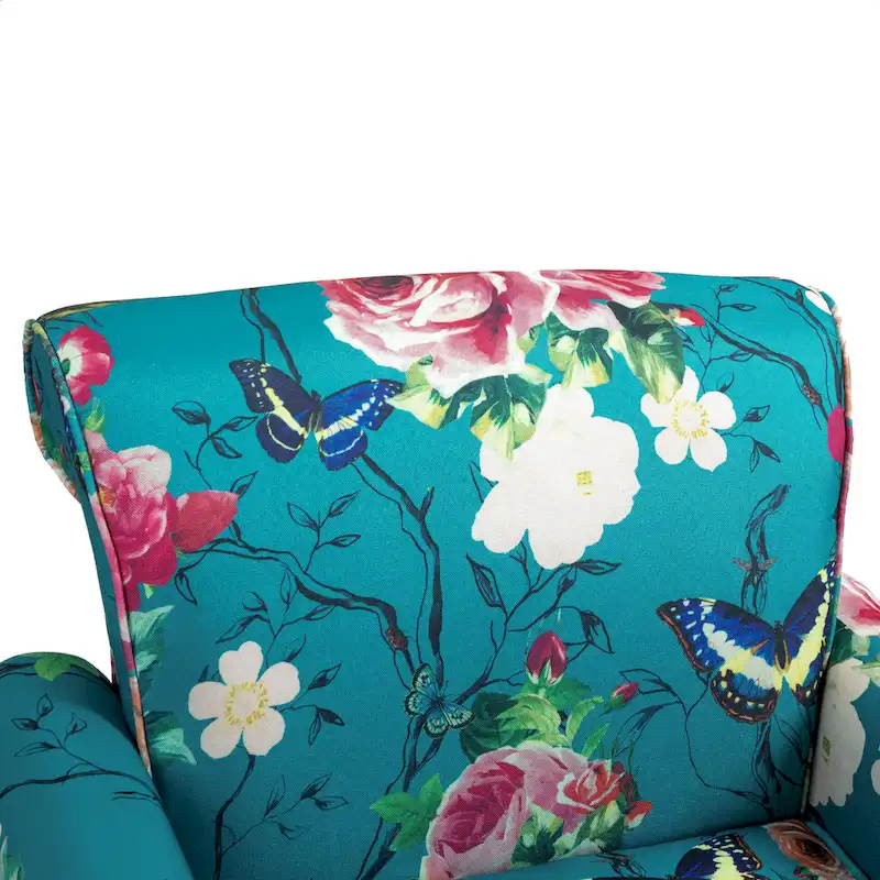 Living Room Armchair with Nailhead Trim - 29.9W x 29.9H x 32.9D