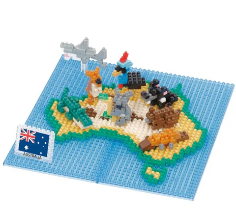 MININANO-Animals of Australia on Map