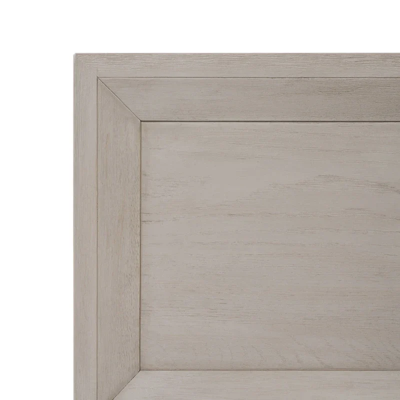 Modern Solid Wood Panel Bed