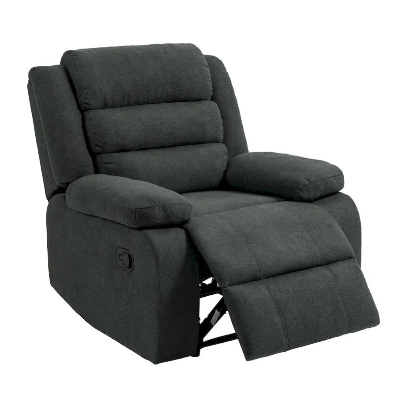 Classic and Traditional Manual Recliner Chair Single Sofa
