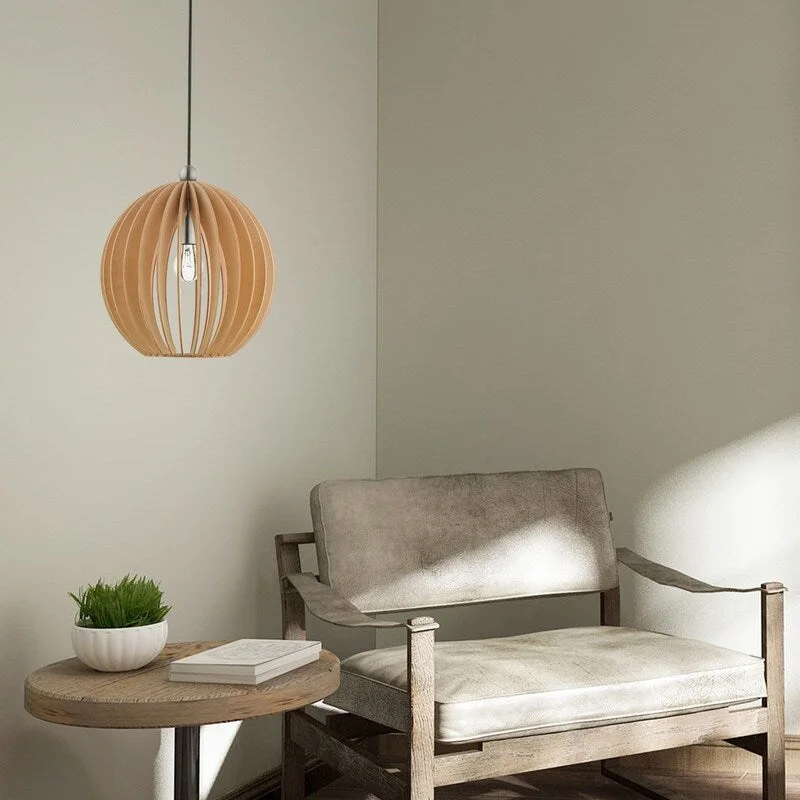 Livex Lighting 1 Light Mini Pendant, 49099-91 - 13.25  Dia x 16  - 90  Adj. H