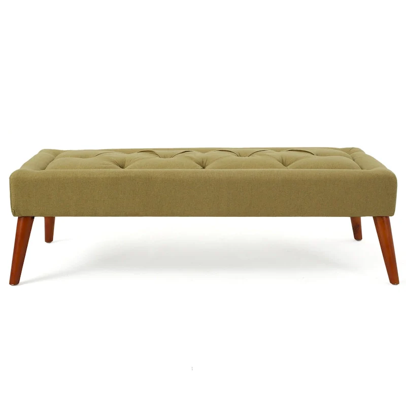 Williams Tufted Fabric Ottoman Bench by Christopher Knight Home
