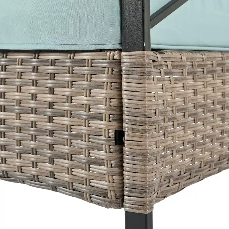 Patio Seasonal Four Set PE Wicker Furniture
