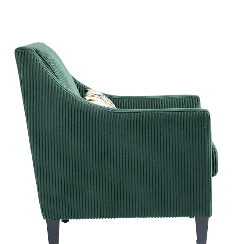 Emerald 26.77 Upholstered Arm Chair with Scooped Arms